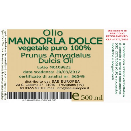 Olio di Mandorle  500 ml