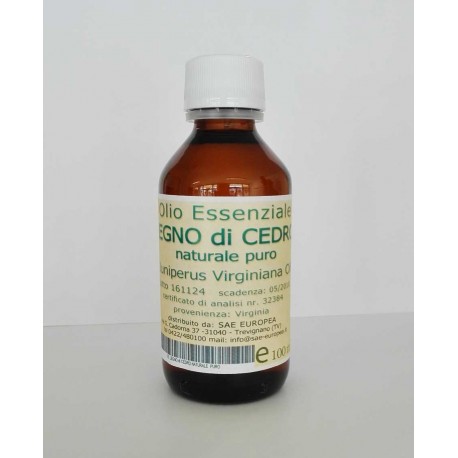 Olio Essenziale LEGNO DI CEDRO NATURALE PURO - 100 ml