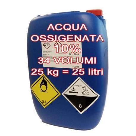 Perossido d'idrogeno 10% - 25 kg