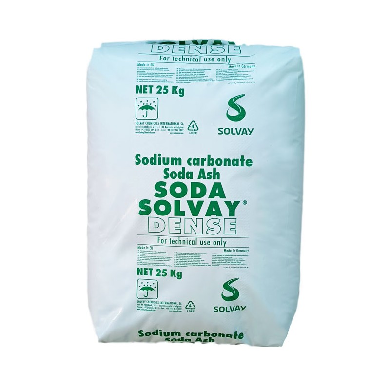 sodio carbonato (soda solvay) 25 kg