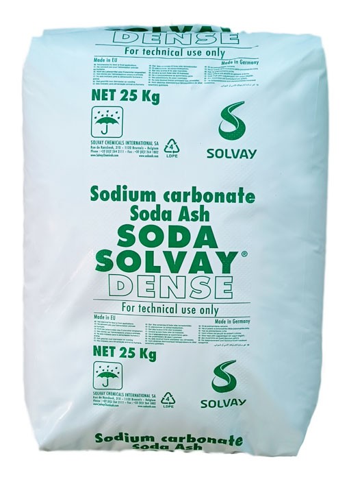 Soda Solvay Carbonato di Sodio 25 kg - Agriverdeonline