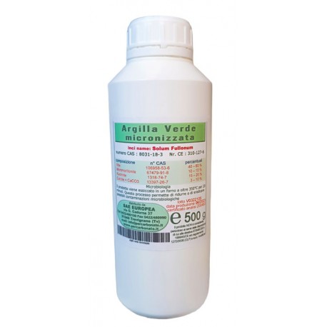 Argilla Verde Micronizzata 500 grammi