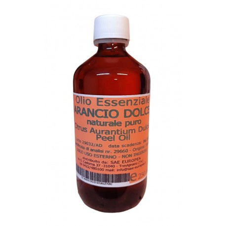 Olio Essenziale ARANCIO DOLCE NATURALE PURO - 250 ml